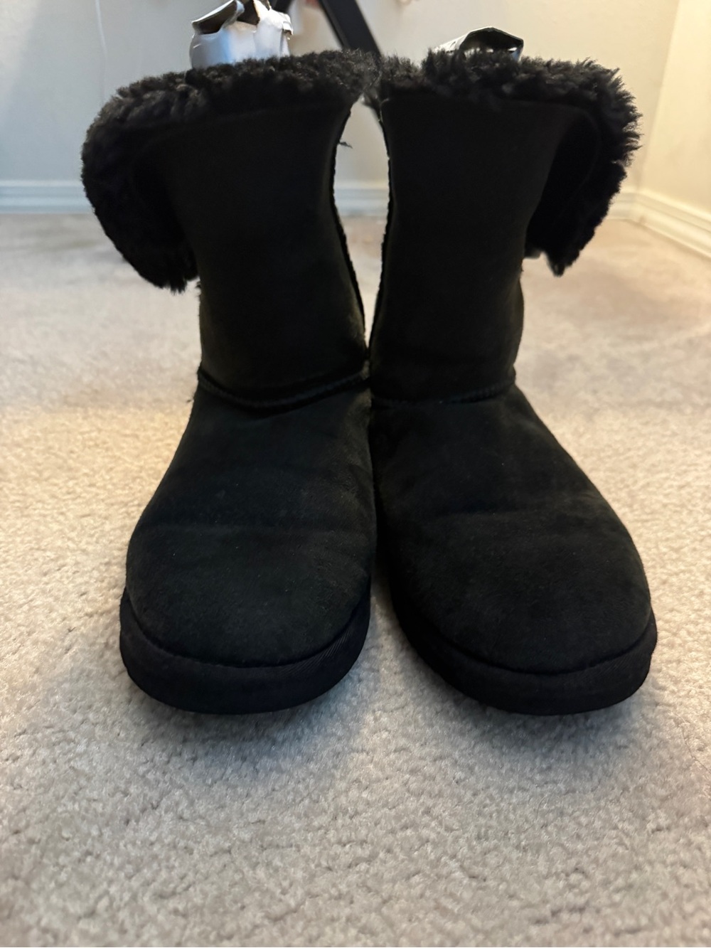 Genuine Suede & Shearling Boots